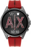 Horlogeband Fossil AXT2006 Silicoon Rood 22mm